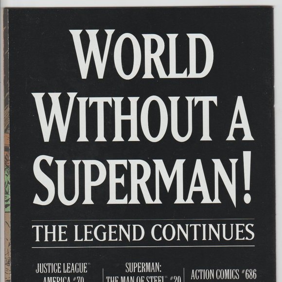 Superman #75 Volume 2 1st Printing Death of 1993  Dan Jurgens  Glenn Whitmore - Picture 3 of 6